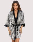 Snake Satin Robe