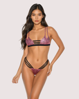 Genevieve Strappy Leopard Bra Set