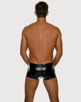 Back view of the Luné d’Or L’Essentiel Men’s Sculpted Short in black, showing the sculpted seat.