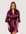 Satin Kimono Robe in Burgundy
