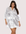 Satin Kimono Robe Curvy Fit in White
