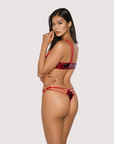Sora Sequin Lace Bra Set