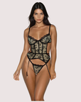 Carolyn Embroidered Corset Set