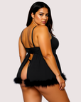 Natalia Sequin Babydoll Curvy Fit