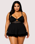 Natalia Sequin Babydoll Curvy Fit