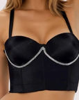 Noir Éclipse Bustier Set in Black